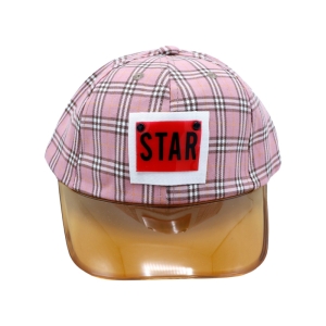 کلاه کپ بچگانه مدل CRYSTAL- STAR رنگ صورتی