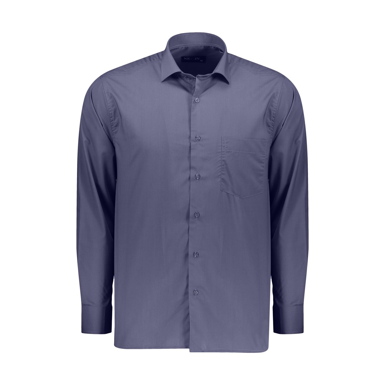 پیراهن مردانه نگین مدل YA-AS کد 4320 رنگ آبی