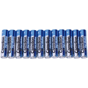 باتری نیم قلمی کملیون مدل Digi Alkaline LR03 AM4 1.5V AAA بسته 12 عددی