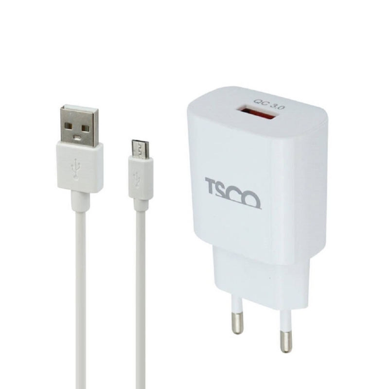 شارژر دیواری تسکو مدل TTC61 به همراه کابل تبدیل USB-C