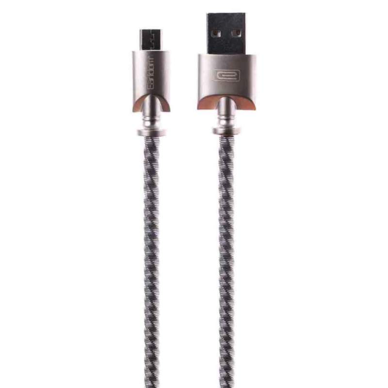 کابل تبدیل USB به microUSB ارلدام مدل EC-048m طول 1 متر