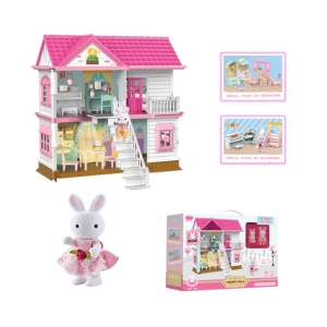 اسباب بازی مدل خانه عروسکی مدل Luxuey villa DIY کد 8823