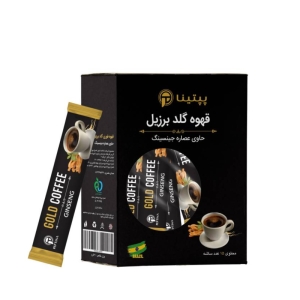 قهوه گلد با جینسینگ پپتینا بسته 15 عددی