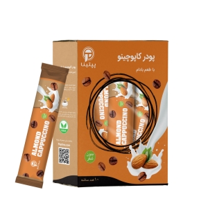 کاپوچینو با طعم بادام  پپتینا بسته 10 عددی