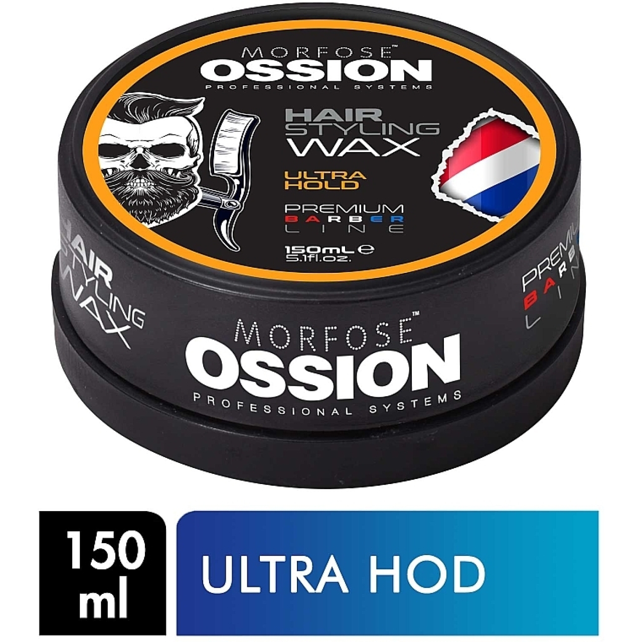 واکس مو مورفوس Ossion مدل ULTRA HOLD سری Barber Line حجم 150 میل 