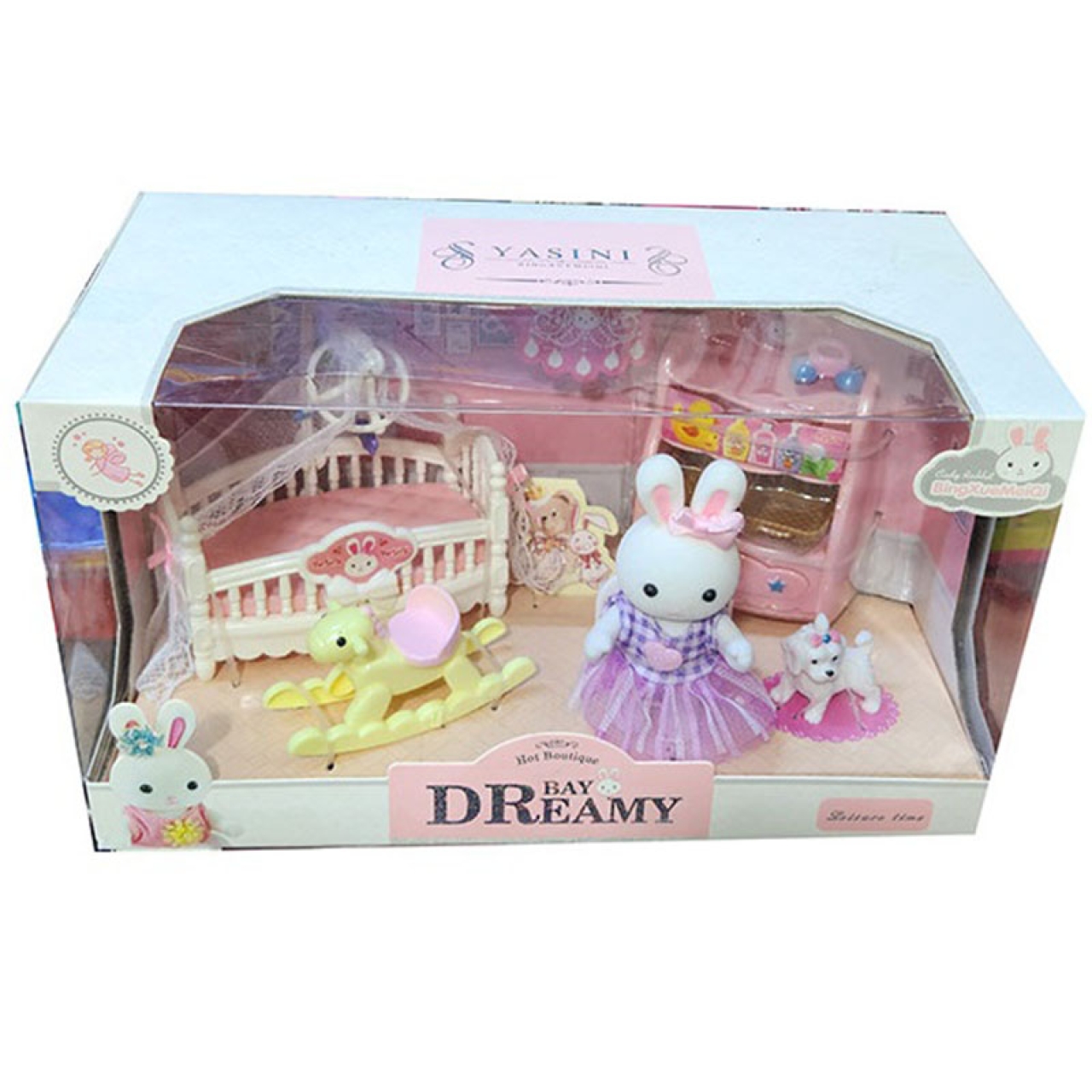  عروسک دخترانه مدل خرگوش اتاق خواب کد 6669