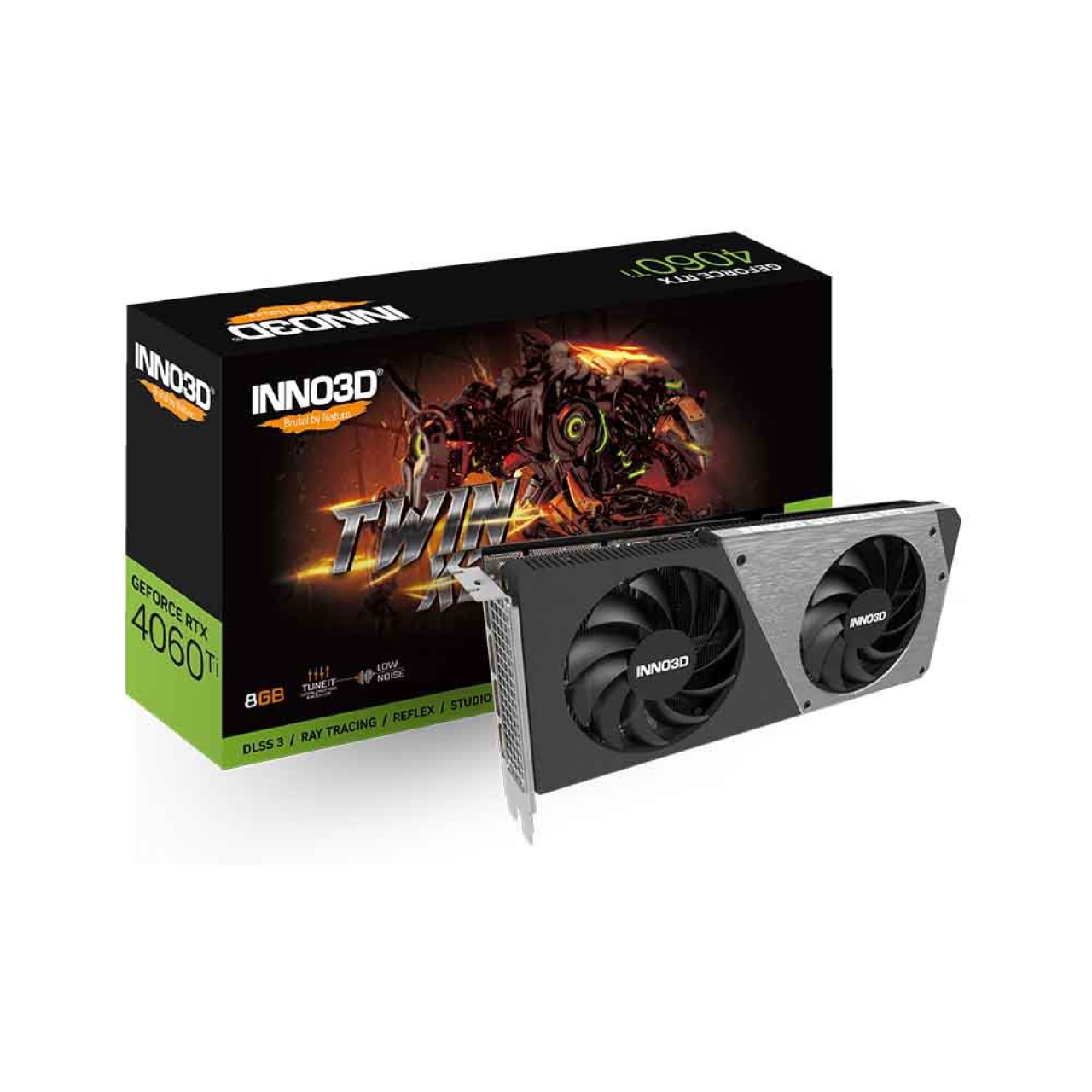 کارت گرافیک (8GB) INNO3D GeForce RTX 4060Ti TWIN X2