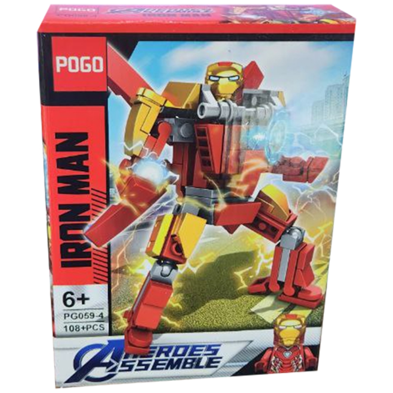 ساختنی پوگو مدل Ironman کد 0594