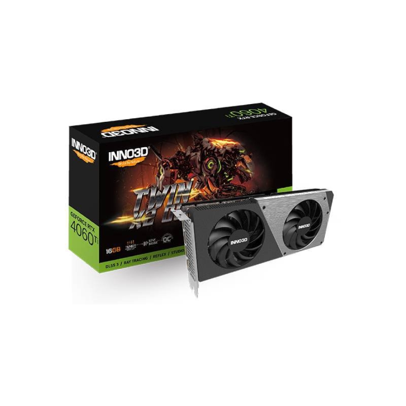 کارت گرافیک (16GB) INNO3D GeForce RTX 4060Ti TWIN X2 OC