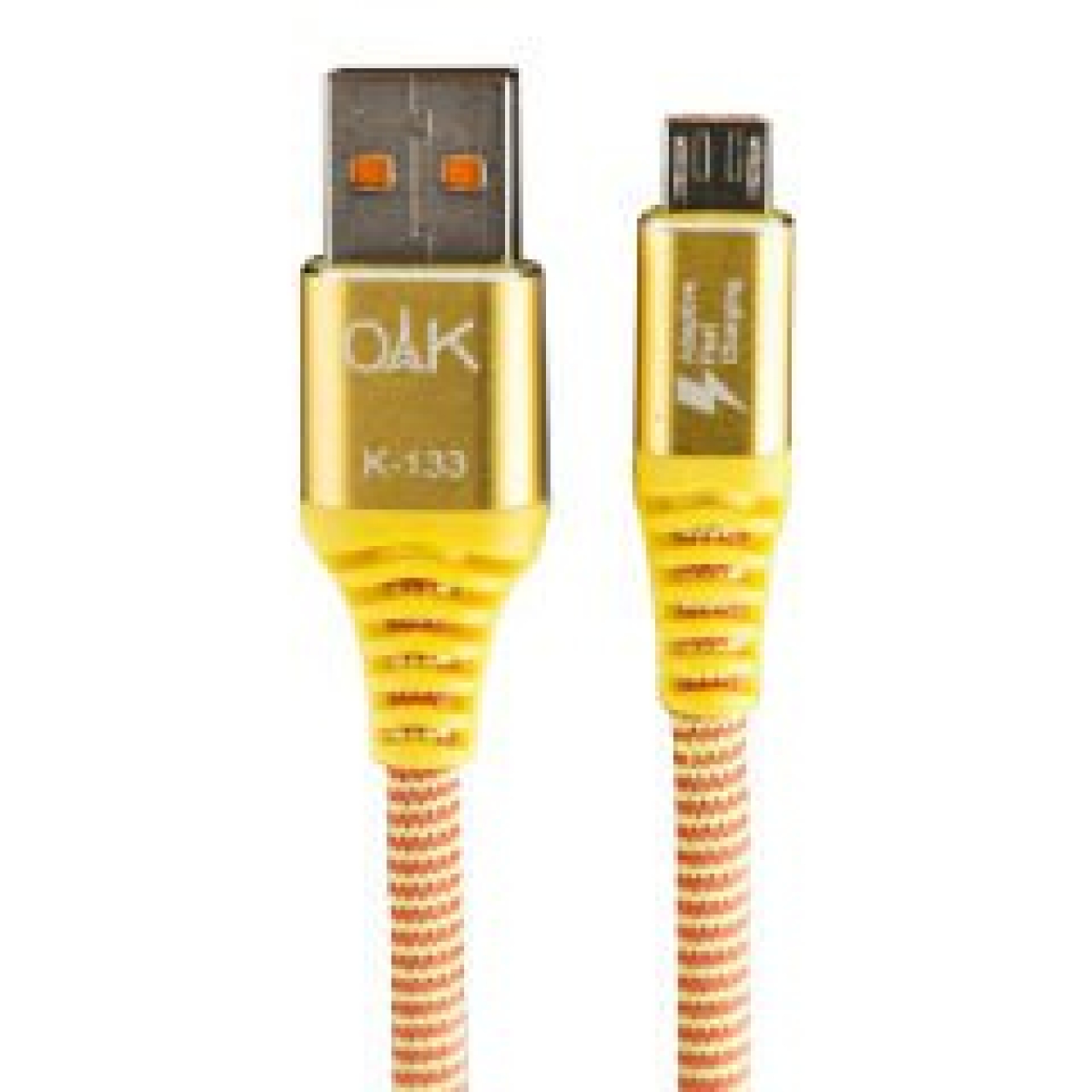 کابل تبدیل USB به microUSB او آک مدل K-133 طول 1 متر
