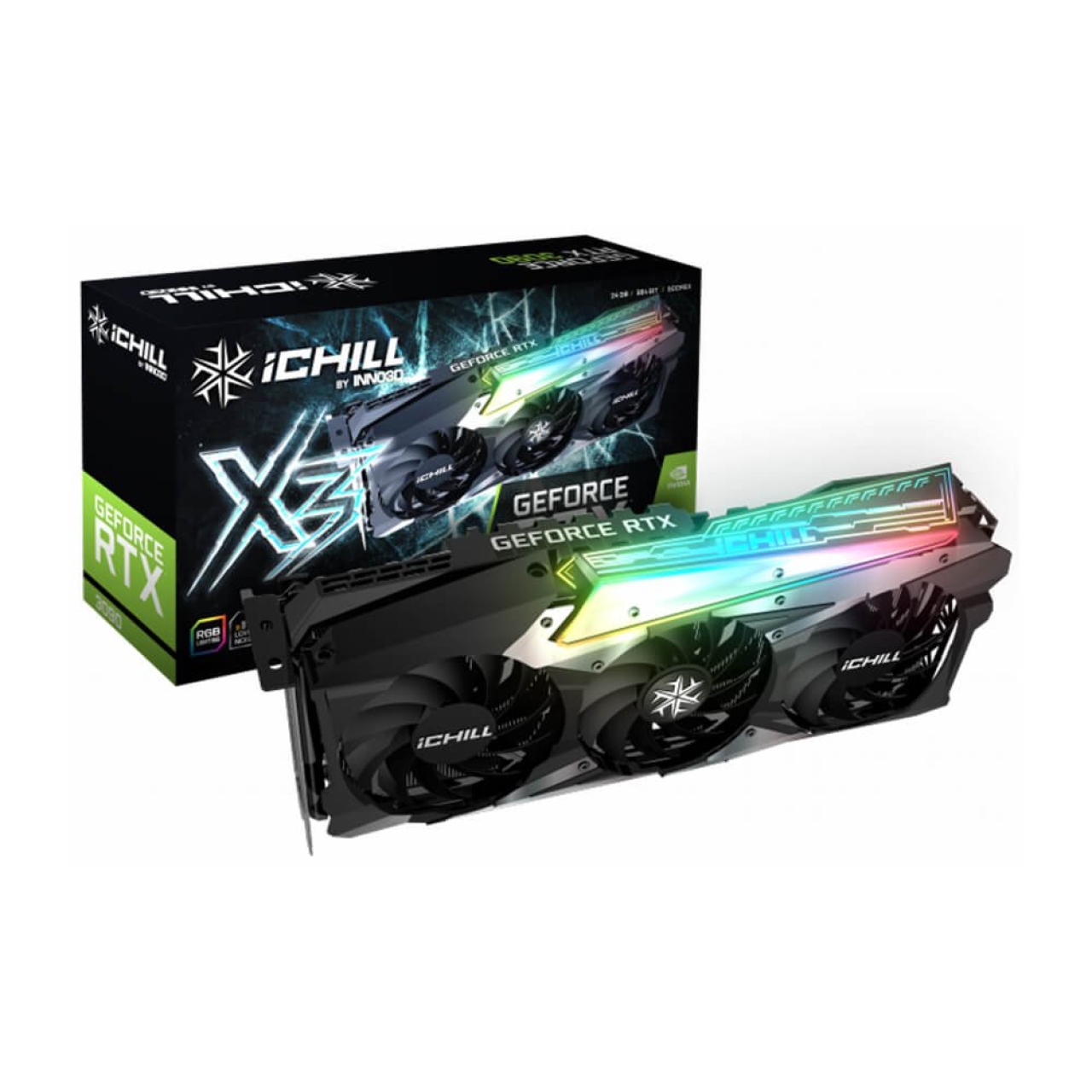 کارت گرافیک (24GB) INNO3D GeForce RTX 3090 ICHILL X3