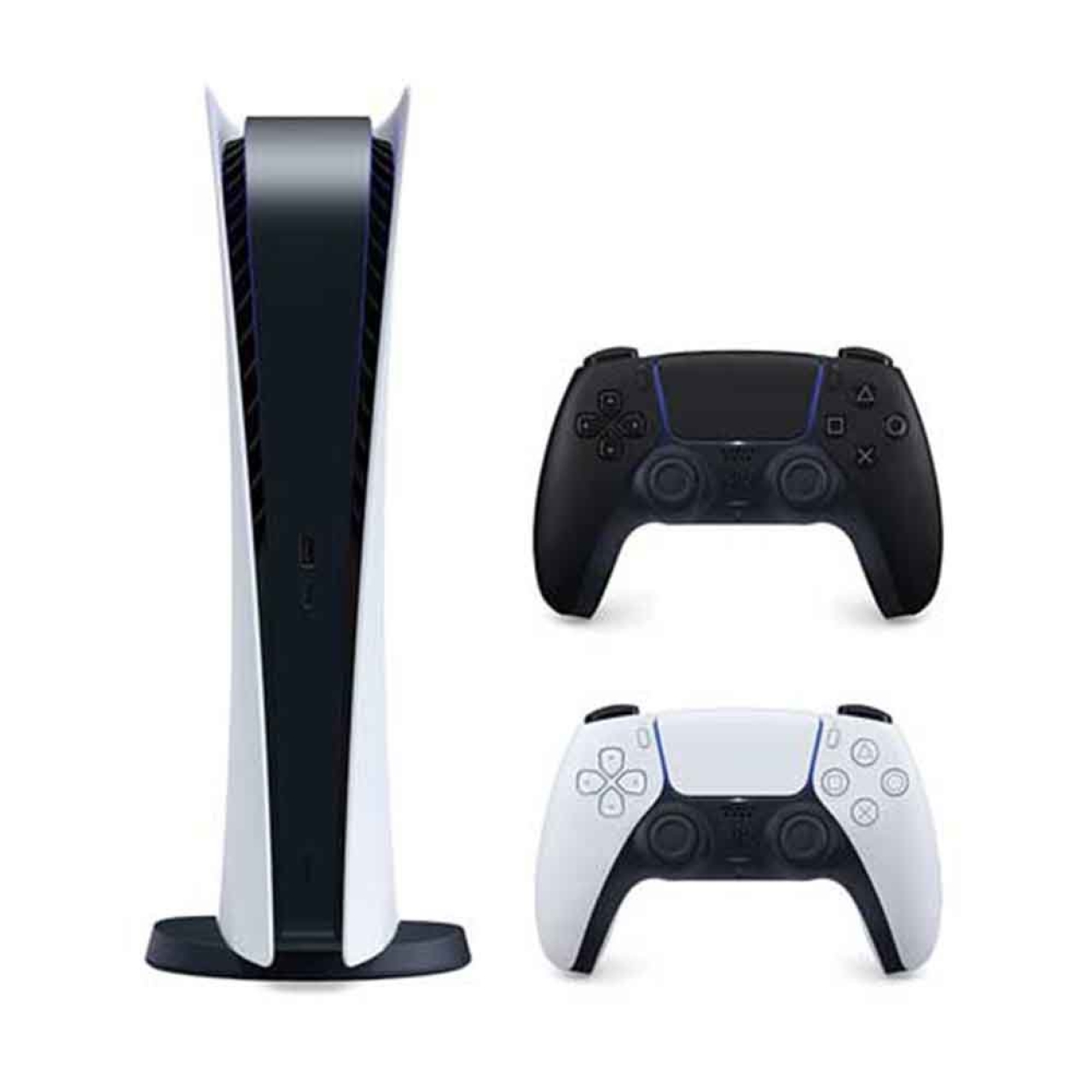 کنسول بازی سونی مدل Playstation 5 ظرفیت 825 گیگابایت به همراه یک دسته مشکی اضافی