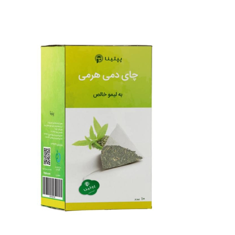 دمنوش دمی هرمی به لیمو پپتینا بسته 10 عددی