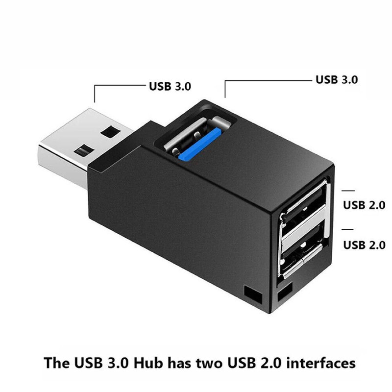 هاب 3 پورت USB3.0 بدون سیم مدل H01