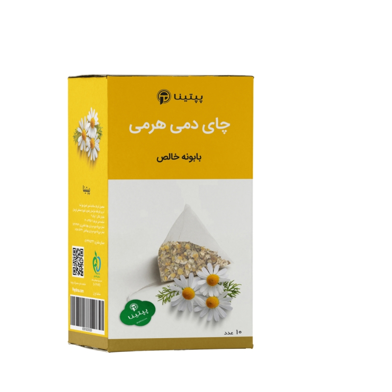 دمنوش دمی هرمی بابونه خالص پپتینا بسته 10 عددی