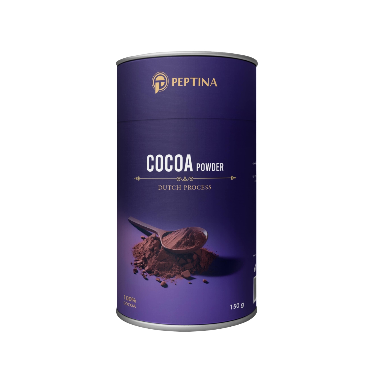 پودر کاکائو هلندی پپتینا قوطی 150 گرمی