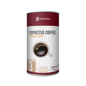 قهوه اسپرسو پپتینا قوطی 200 گرمی کافئین زیاد