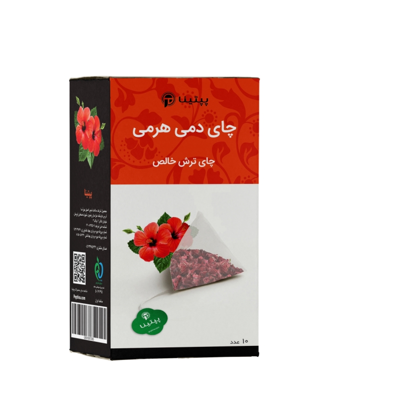چای ترش خالص دمی هرمی پپتینا بسته 10 عددی