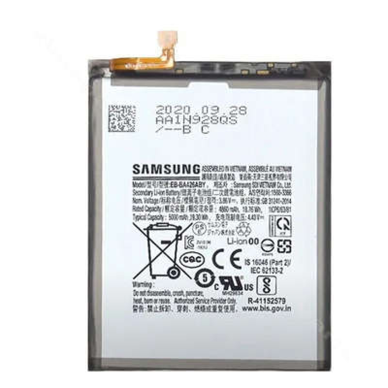 باتری اورجینال سامسونگ مدل Samsung Galaxy A72 /A725/A726