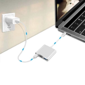 کابل تبدیل Type-c به USB 3.0/HDMI/Type-c	