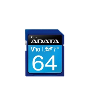 کارت حافظه‌ SD ای دیتا مدل Premier V10 کلاس 10 64G 