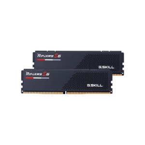 رم دسکتاپ DDR5 دو کاناله 5600 مگاهرتز CL36 جی اسکیل مدل Ripjaws S5 Black ظرفیت 64 گیگابایت