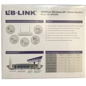 روتر بی سیم LB LINK مدل BL-WR2000