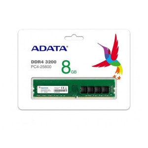 رم کامپیوتر DDR4 مدل Adata با ظرفیت 8 گیگابایت و فرکانس 3200مگاهرتز