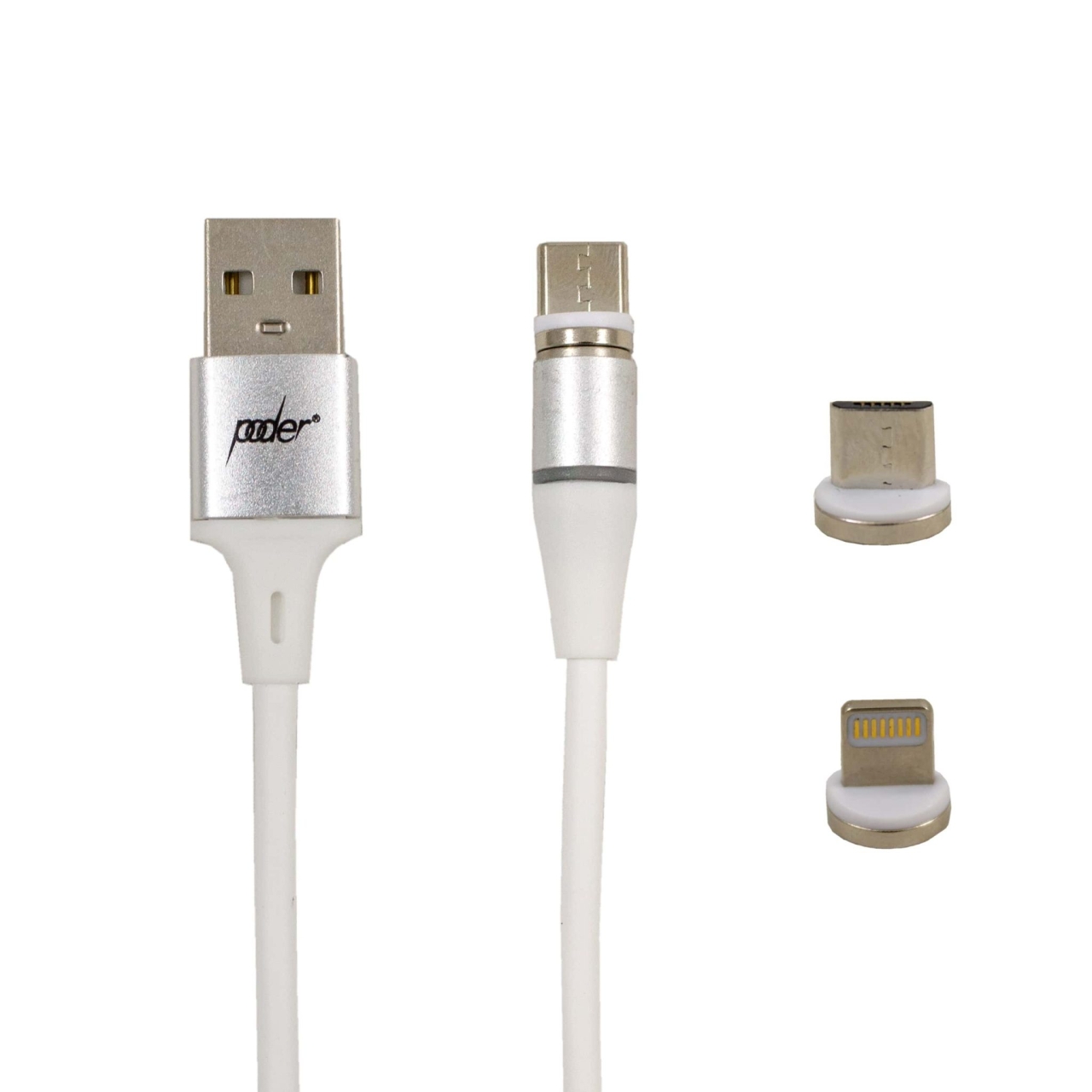 کابل تبدیل USB به USB-C / MicroUSB / لایتنینگ مدل 3a prcl-18 طول 1.5 متر