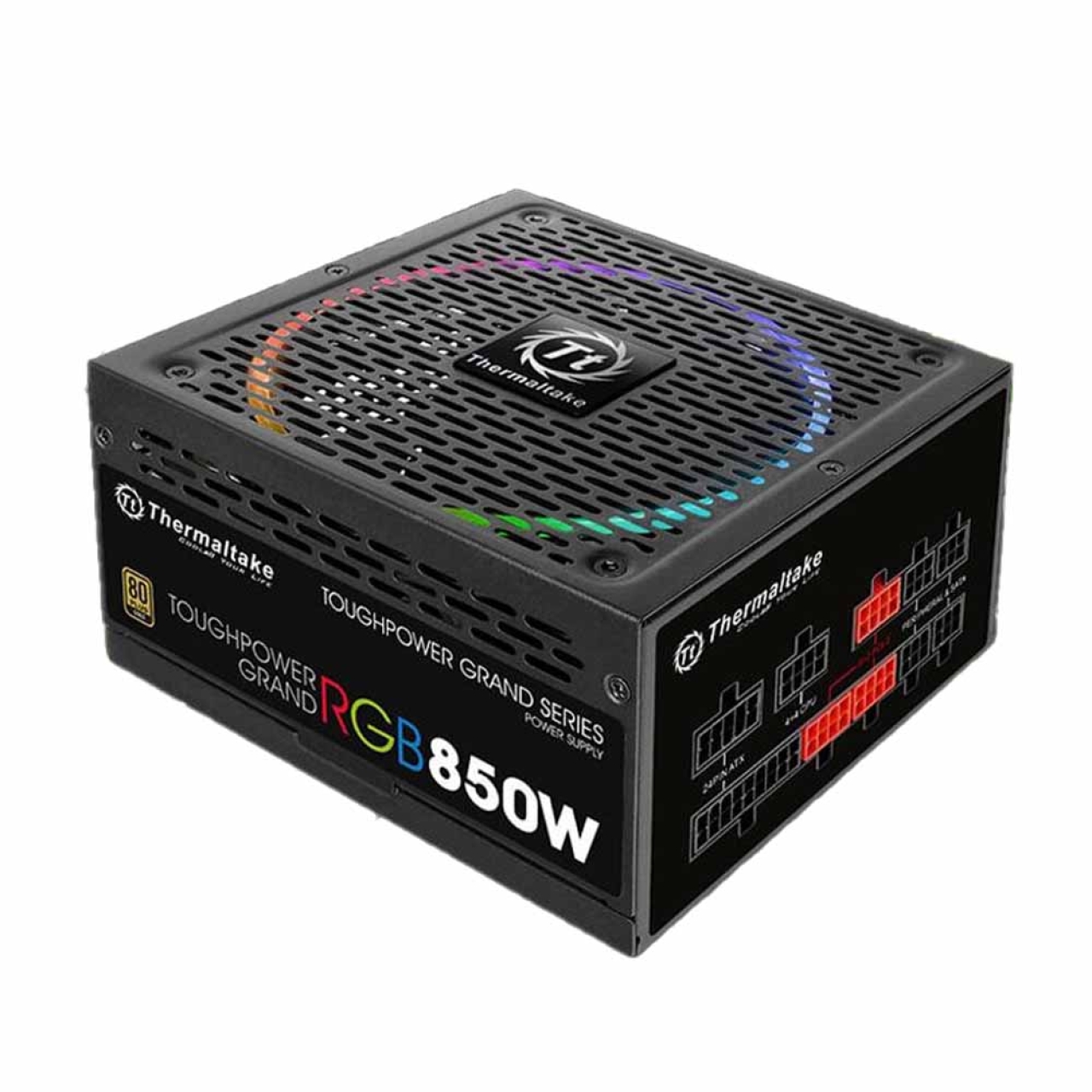 پاور کامپیوتر ترمالتیک مدل Toughpower Grand RGB Gold Full Modular توان 850 وات