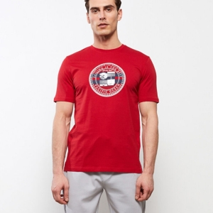 تی شرت آستین کوتاه مردانه ال سی وایکیکی مدل سوپر پنبه Pacific Ocean
