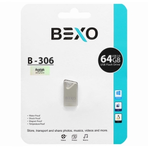 فلش مموری 64 گیگابایت بکسو مدل بی 306 - BEXO B-306 64GB