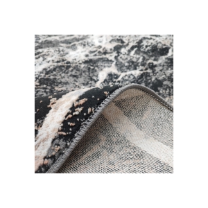 فرش ماشینی موناکو طرح ۹۵۰۷ طوسی تیره بژ وینتیج ماربلی