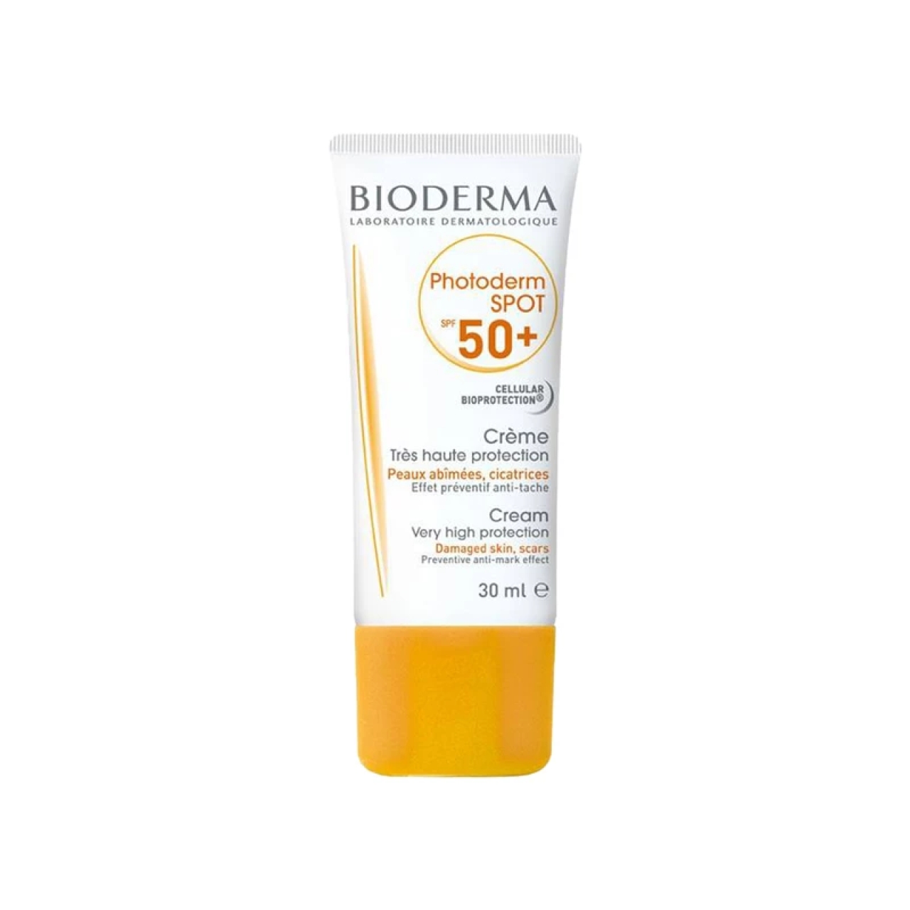 کرم ضد آفتاب بایودرما بی‌رنگ spf50 حجم ۳۰ گرم