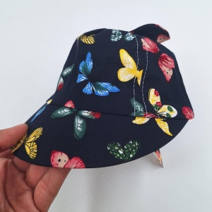 کلاه بچگانه طرح پروانه کد 1288 رنگ مشکی