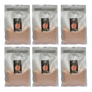 نمک صورتی هیمالیا نمکدانی عرفان سالت - 1000 گرم مجموعه 6 عددی