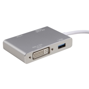 تبدیل 4K TYPE-C TO 4 in 1 IF-BOX HDMI/VGA/DVI