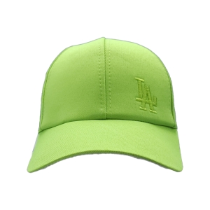 کلاه کپ بچگانه مدل LA رنگ فسفری