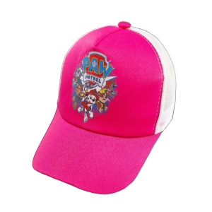 کلاه کپ بچگانه مدل سگ نگهبان کد 1227 رنگ صورتی