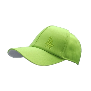 کلاه کپ بچگانه مدل LA رنگ فسفری