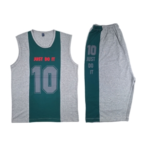 ست تاپ و شلوارک مردانه طرح JUST DO IT کد 1042