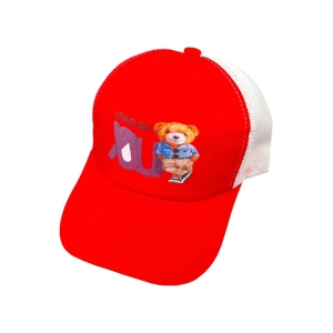 کلاه کپ بچگانه مدل STAND BY کد 1214 رنگ قرمز