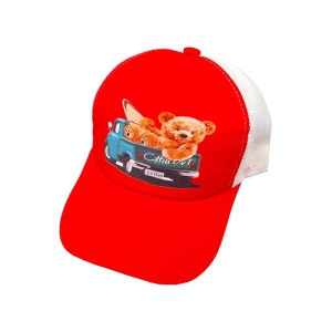 کلاه کپ بچگانه مدل INVANT-TED کد 1211 رنگ قرمز