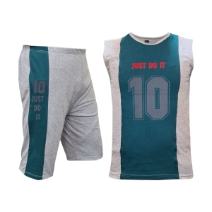 ست تاپ و شلوارک مردانه طرح JUST DO IT کد 1042