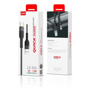 کابل تبدیل USB به MicroUSB هیسکا مدل LX-304 طول 1 متر