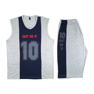 ست تاپ و شلوارک مردانه طرح JUST DO IT کد 1040