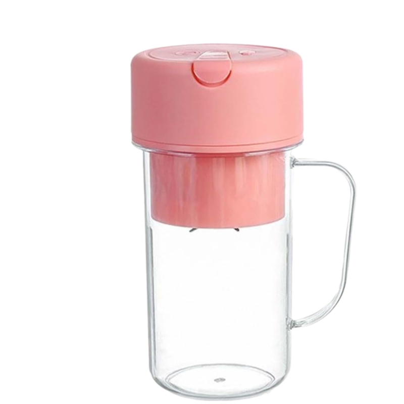 مخلوط کن و شیکر شارژی نی دار Mini Blender مدل HS-08 ظرفیت 420 میل