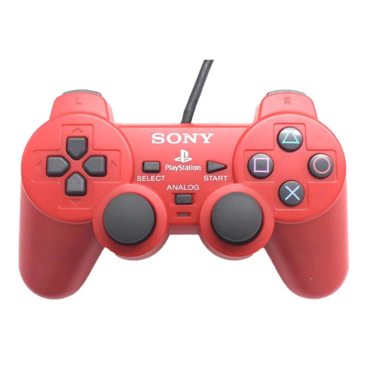 دسته بازی DualShock2 مخصوص پلی استیشن 2 و 1 طرح رنگی