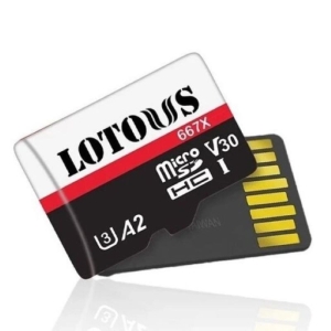 کارت حافظه‌ microSDHC لوتوس استاندارد U3 A2 مدل 667X ظرفیت 64 گیگابایت