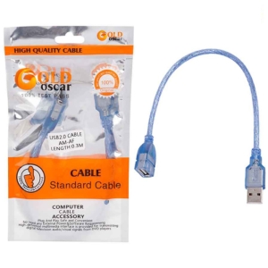 کابل افزایش طول یو اس بی گلد اسکار مدل Gold Oscar USB طول 30 سانتی متر